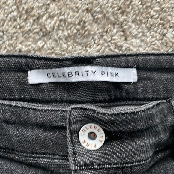 Celebrity pink- Black Jean Shorts - Picture 3 of 3